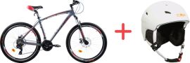 Акция на Велосипед Ardis Blaze 27.5" 19" 2023 MTB AL Сіро-червоний (0264-190-3) + Велосипедні шкарпетки в подарунок от Rozetka