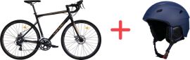 Акція на Велосипед VNC PrimeRacer A3 28" L/57 см Чорний (V51A3-2857-BB)  + Велосипедні шкарпетки в подарунок від Rozetka