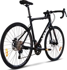 Акція на Велосипед VNC PrimeRacer A7 28" L/57 см Чорний (V51A7-2857-BG)  + Велосипедні шкарпетки в подарунок від Rozetka