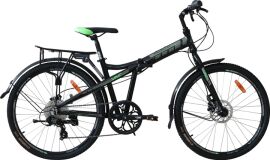 Акция на Велосипед VNC TerraWay A5 26" M/16" Чорний (V8A5-2642-BG)  + Велосипедні шкарпетки в подарунок от Rozetka