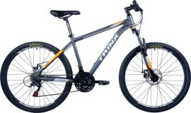 Акция на Велосипед TRINX M100 26" рама 17" 2023 Сірий матовий (M100.17MGOG) + Велосипедні шкарпетки в подарунок от Rozetka