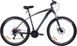 Акция на Велосипед Crossride Matrix МТВ ST 29" 19" 2024 Сіро-білий (02753-19-Б) + Велосипедні шкарпетки в подарунок от Rozetka