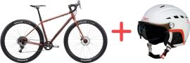 Акция на Велосипед Kona Sutra ULTD 29" 52 см рама 2021 Gloss Prism Rust/Purple (KNA B21SUUL52) + Велосипедні шкарпетки в подарунок от Rozetka