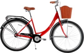 Акция на Велосипед Titan Messina 28" Рама 18" Red (28TWCT-005102) + Велосипедні шкарпетки в подарунок от Rozetka