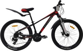 Акція на Велосипед Titan 26" FOX Рама-13" Black-Red (26TJA-004986) + Велосипедні шкарпетки в подарунок від Rozetka