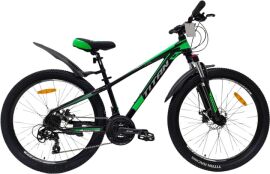 Акция на Велосипед Titan 26" FOX Рама-13" Black-Green (26TJA-004987) + Велосипедні шкарпетки в подарунок от Rozetka