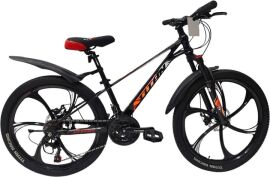 Акция на Велосипед Titan 24" Magic Рама-11" Black-Red (24TJA-004998) + Велосипедні шкарпетки в подарунок от Rozetka