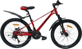Акция на Велосипед Titan 24" Mars Рама-11" Red (24TJA-005013) + Велосипедні шкарпетки в подарунок от Rozetka