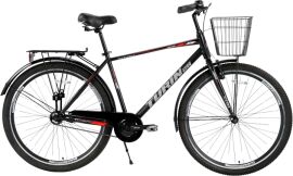 Акция на Велосипед Titan Turin 28" Рама 18" Black-Red (28TWCT-005110) + Велосипедні шкарпетки в подарунок от Rozetka