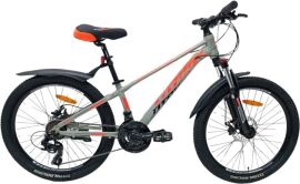 Акция на Велосипед Titan 24" Arena Рама-12" Grey-Orange (24TJA-005002) + Велосипедні шкарпетки в подарунок от Rozetka