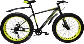 Акция на Велосипед Cross 26x4.9" Defender Рама-19" Black-Neon Yellow (265CJS-005027) + Велосипедні шкарпетки в подарунок от Rozetka