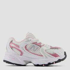 Акція на Дитячі кросівки для дівчинки New Balance 530 IZ530RK 26 (10) Білий/Рожевий від Rozetka
