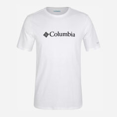 Акция на Футболка бавовняна чоловіча Columbia CSC Basic Logo Short Sleeve 1680051-100 2XL Біла от Rozetka