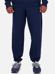 Акція на Спортивні штани чоловічі New Balance Small Logo MP41519NNY XL Сині від Rozetka