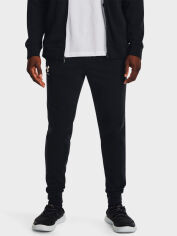 Акція на Спортивні штани утеплені чоловічі Under Armour Ua Rival Terry Jogger 1380843-001 2XL Чорні від Rozetka