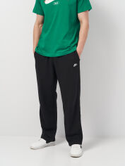 Акція на Спортивні штани чоловічі Nike M Nk Club Knit Oh Pant FQ4332-010 M BLACK/WHITE від Rozetka