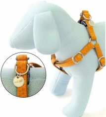 Акція на Шлей для собак Croci Mylord з тисненням 36-60х1.5 см помаранчевий (C5079316) від Y.UA