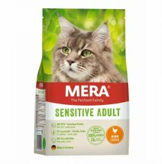 Акція на Сухий корм для котів Mera Cats Sensitive Adult Intsect з чутливим травленням з куркою та білком комах 400 г (038774 - 8714) від Y.UA