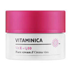 Акція на Крем для обличчя Bioearth Vitaminica Vit E + Q10 Face Cream, 50 мл від Eva