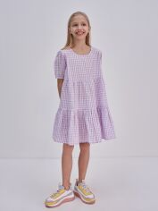 Акція на Дитяча літня сукня для дівчинки Big Star Amelia 134 см Фіолетова від Rozetka