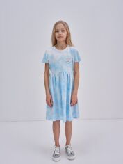 Акция на Дитяча літня сукня для дівчинки Big Star Fionalka 134 см Блакитна от Rozetka
