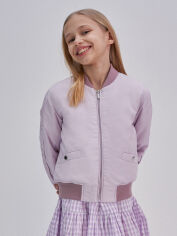 Акция на Підліткова демісезонна куртка-бомбер для дівчинки Big Star Sandra 170 см Фіолетова от Rozetka