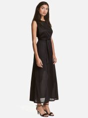 Акція на Плаття довге жіноче H&M XAZ102034JLTF XS Чорне зі сріблястим від Rozetka