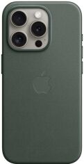 Акция на Панель Apple MagSafe FineWoven Case для Apple iPhone 15 Pro Evergreen (MT4U3ZM/A) от Rozetka