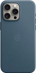 Акція на Панель Apple MagSafe FineWoven Case для Apple iPhone 15 Pro Max Pacific Blue (MT4Y3ZM/A) від Rozetka