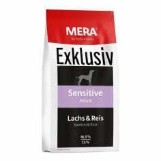 Акція на Сухий корм Mera Exklusive sensitive Adult Lachs-Reis для чутливих собак з лососем та рисом 15 кг (72555) від Y.UA