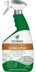 Акція на Спрей VET`S Best Natural Flea & Tick Home Spray універсальний від бліх, кліщів та москітів для собак та дому 945 мл (vb10348) від Y.UA
