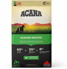 Акция на Сухий корм Acana Senior Dog Recipe для літніх собак усіх порід з м'ясом курчати 11.4 кг (a51011) от Y.UA