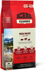 Акція на Сухий корм Acana Red Meat Recipe для собак зі смаком ягняти, яловичини, свинини 17 кг (a56117) від Y.UA