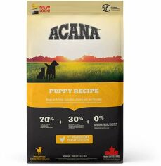 Акція на Сухий корм Acana Puppy Recipe для цуценят середніх порід з м'ясом курчати 11.4 кг (a50011) від Y.UA