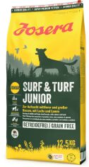 Акция на Сухой корм для щенков Josera Surf & Turf Junior с ягненком и лососем для средних и крупных пород 12.5 кг (50012526) от Stylus