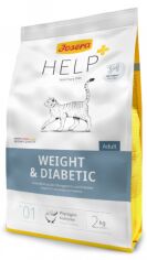 Акция на Сухой корм для котов Josera Help Weight & Diabetic Cat dry Поддержка при избыточном весе и диабете 2 кг (50011773) от Stylus