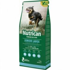 Акция на Сухой корм Nutrican Junior Large для щенков крупных пород со вкусом курицы 15 кг (nc506996) от Stylus