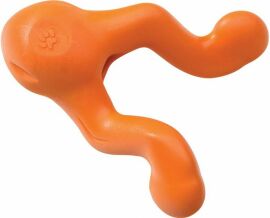 Акция на Игрушка для собак West Paw Tizzi Large Tangerine под лакомства 11 см (ZG060TNG) от Stylus