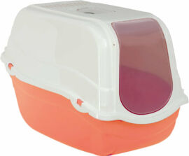 Акция на Туалет для кошек Bergamo Romeo Melone бокс фильтром 57x39x41 см оранжевый от Stylus