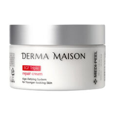Акція на Крем для обличчя Medi-Peel Derma Maison EGF Triple Repair Cream, 200 г від Eva