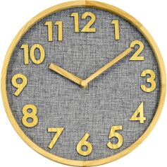 Акция на Настінний годинник Technoline WT7235 Grey/Brown от Rozetka
