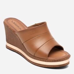 Акція на Жіночі мюлі Lasocki Corte WI23-CORTE-05 37 23.1 см Коричневі від Rozetka