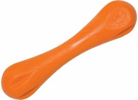 Акция на Игрушка West Paw Hurley Large Tangerine для собак большая косточка оранжевая 21см (ZG011TNG) от Stylus