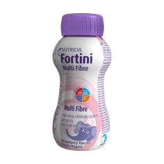 Акция на Дитячий харчовий продукт для спеціальних медичних цілей Nutricia Fortini з харчовими волокнами, зі смаком полуниці, від 1 року, 200 мл от Eva