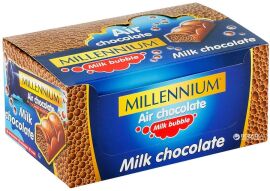 Акція на Упаковка шоколаду Millennium Молочний пористий 32 г х 16 шт від Rozetka
