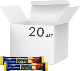 Акция на Упаковка шоколаду Millennium Mousse молочний 31 г х 20 шт. от Rozetka