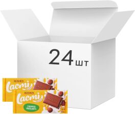 Акція на Упаковка шоколаду Roshen Молочний з подрібненими лісовими горіхами 90 г х 24 шт. від Rozetka