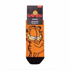 Акция на Шкарпетки чоловічі AmiGO Гарфілд помаранчеві, розмір 25 от Eva