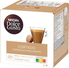 Акція на Кава в капсулах NESCAFE Dolce Gusto Cortado Espresso Macchiato 100.8 г від Rozetka