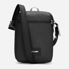 Акція на Сумка крос-боді через плече тканинна маленька Pacsafe GO Festival Crossbody 35170130 Чорна від Rozetka